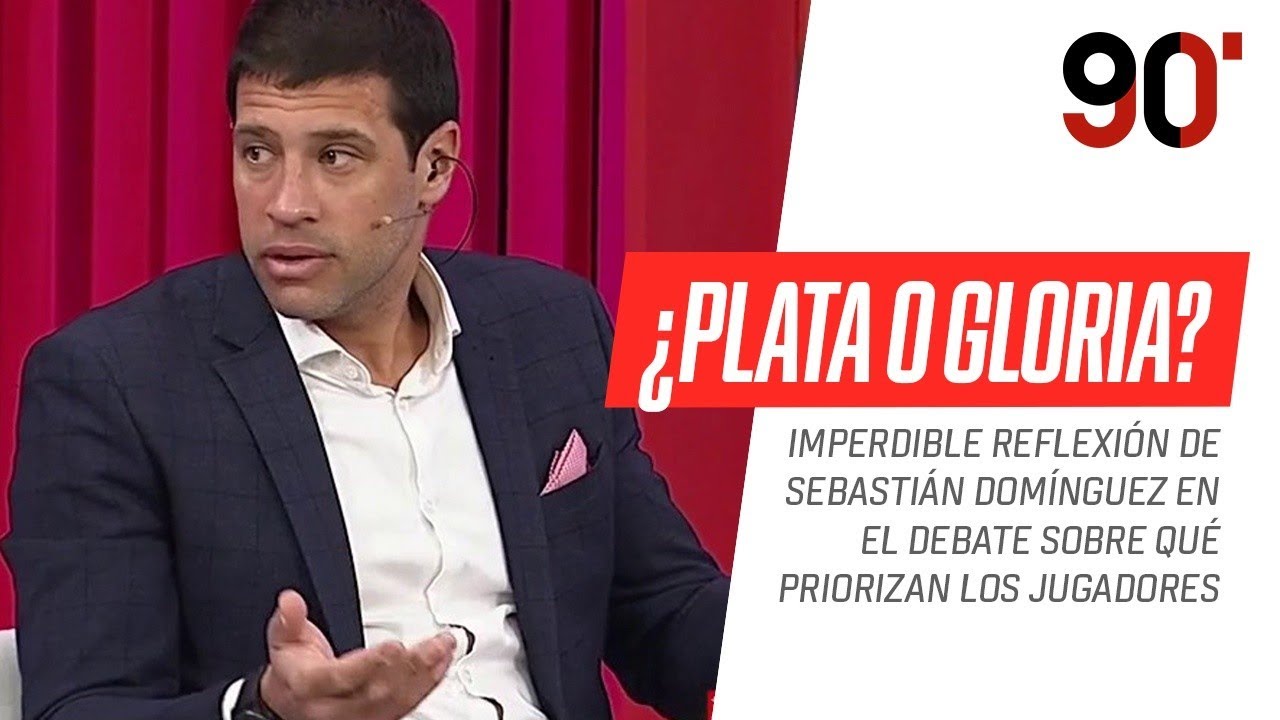Contundente reflexión de Seba #Domínguez: ¿Los futbolistas priorizan lo deportivo o lo económico?