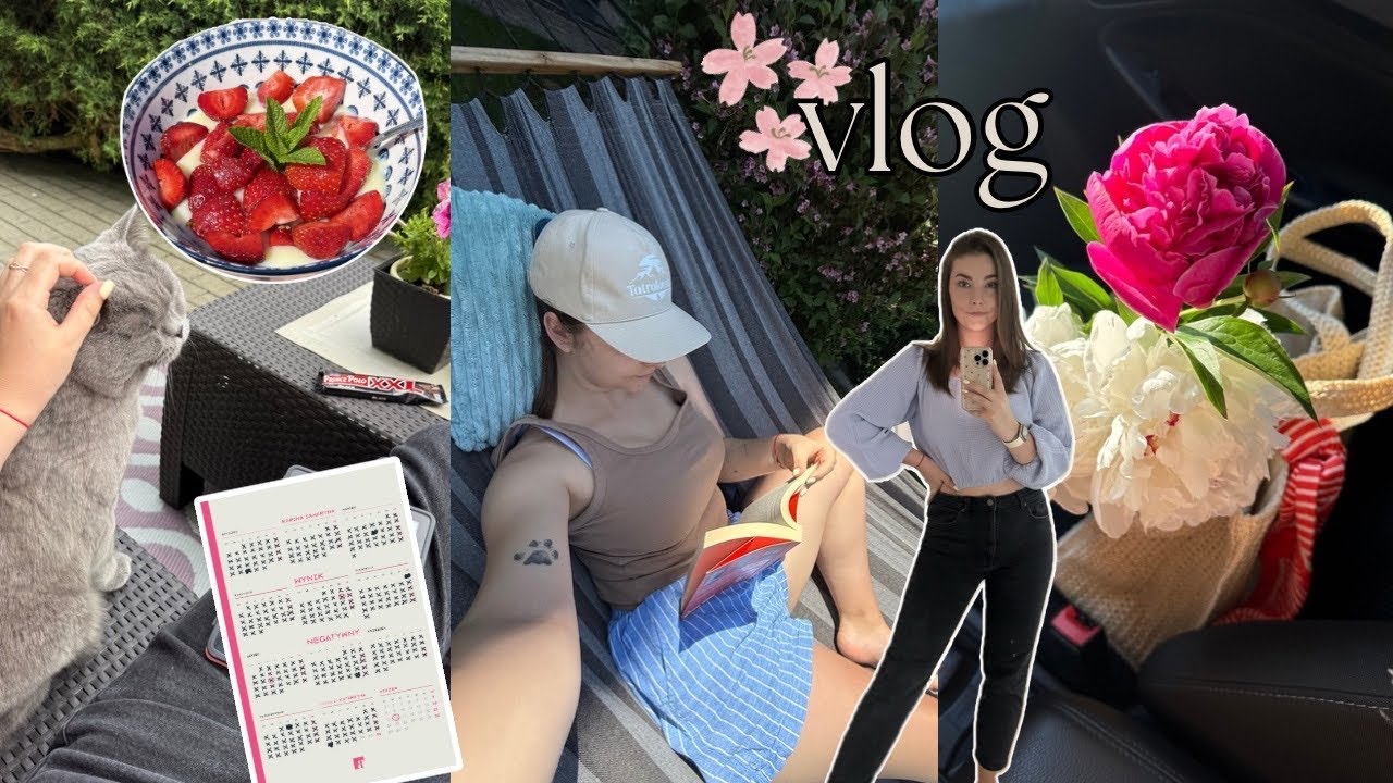vlog: haul Temu, Sinsay, pobyt w domu, książki i sezon na truskawki