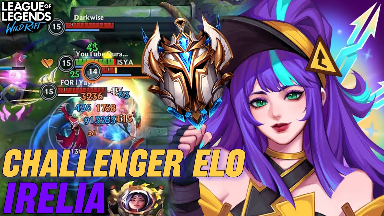 CHALLENGER ELO'DA IRELIA ŞOV! BU MEKANİK AKIL ALMIYOR | Wild Rift Türkiye