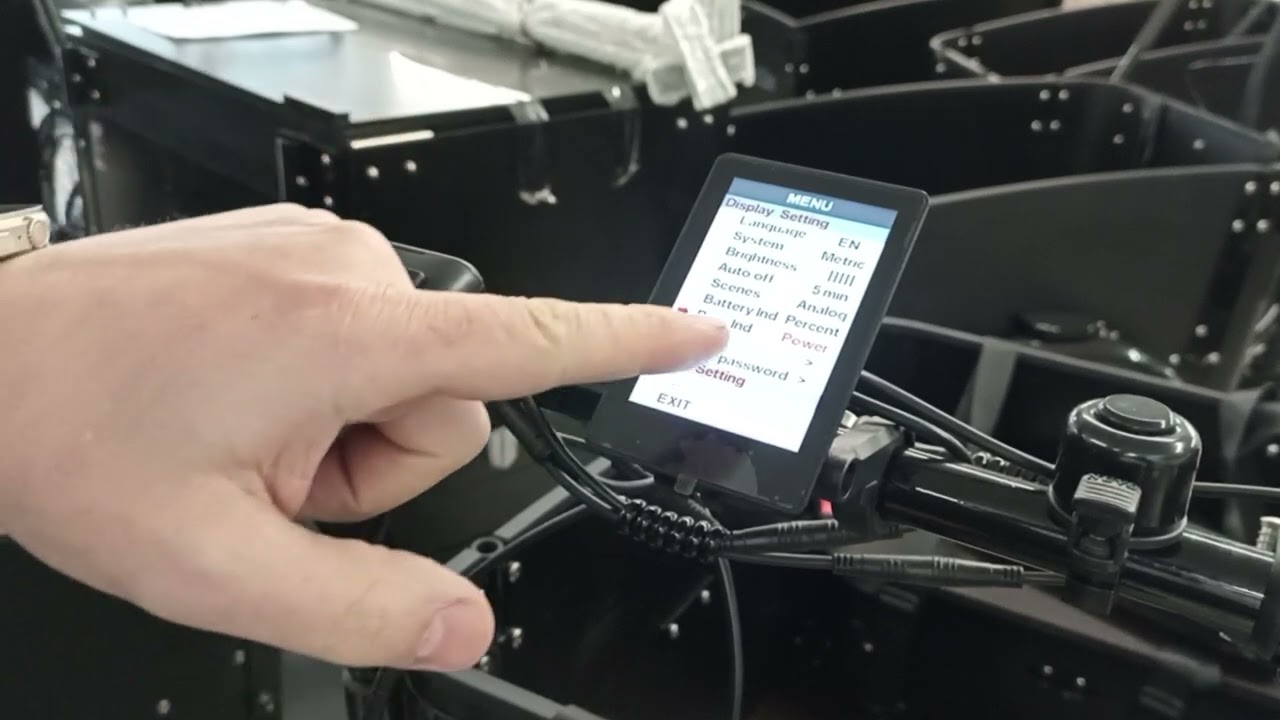 Cargobike Flex - Genomgång av display