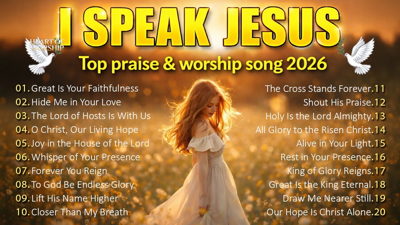 I Speak Jesus | Best Praise & Worship Songs 2026 | Special Worship Songs With Peace - Healing & Hope