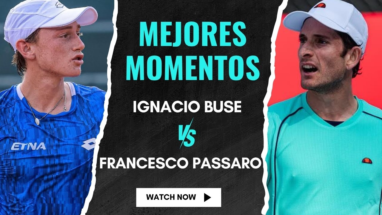 IGNACIO BUSE VS FRANCESCO PASSARO CHALENGER HEILBRONN
