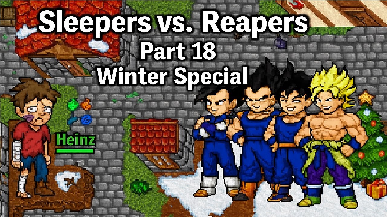 [1300MS+1278EK DOWN] Sleepers vs. Reapers (Part 19) Winter Special EPIC Dragon Ball OUTRO Tibia War