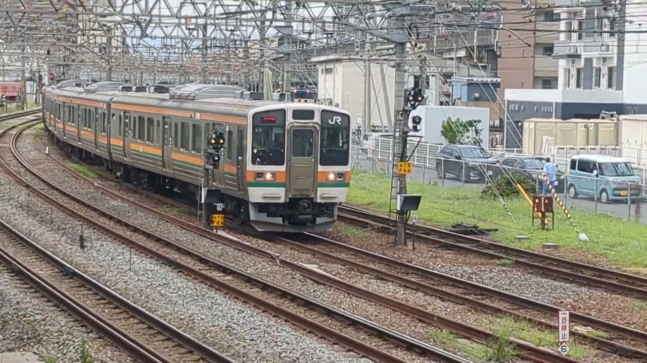 客車+64 推進入れ替え