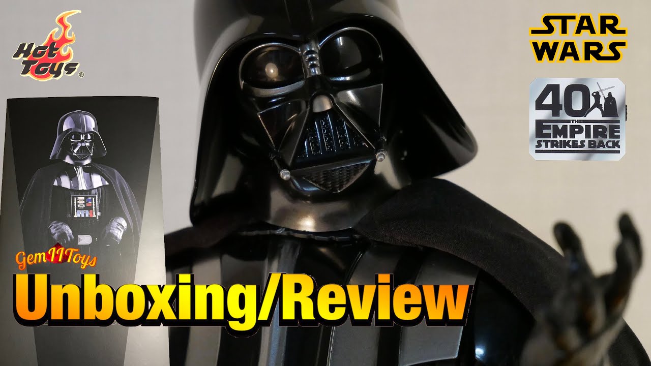 Hot Toys Darth Vader Star Wars 40th Anniversary Empire Strikes Back MMS572 Unboxing/Review ホットトイズ