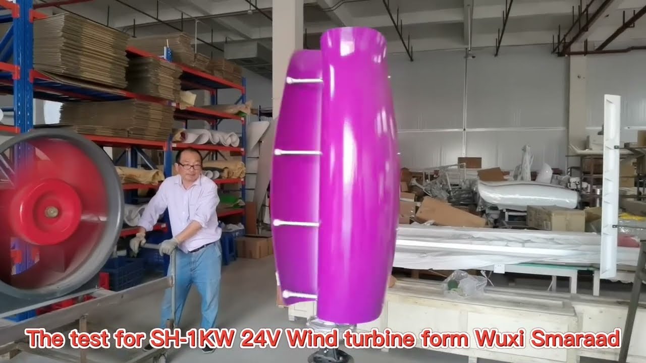 1KW 24V Tulip vertical wind turbine for home use