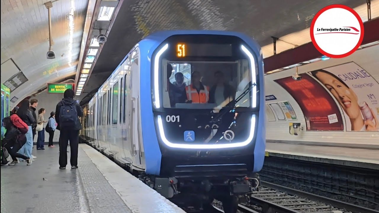 [MÉTRO PARIS] Le nouveau MF19 débarque sur la ligne 10 