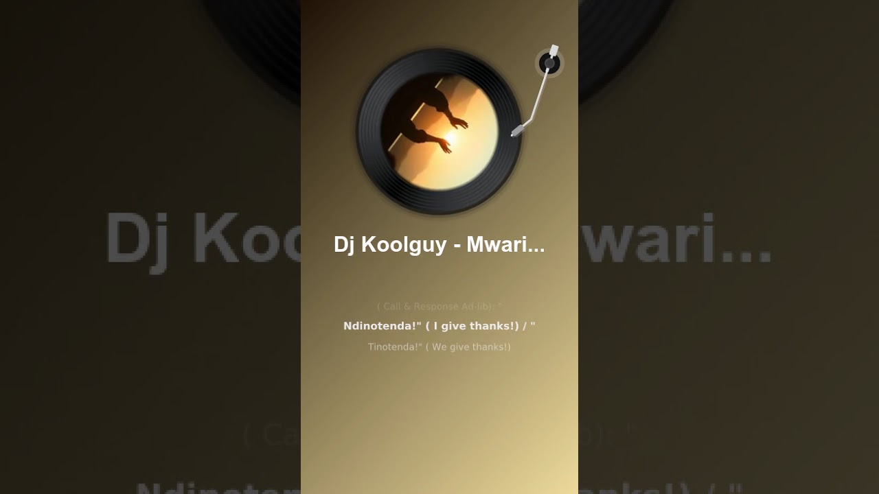 Dj Koolguy - Mwari Kudzwayi {Worship} (Official Audio)