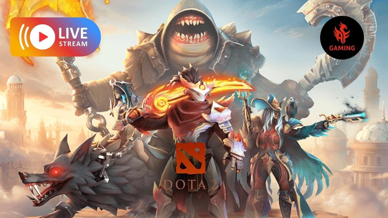 ⚔️ “Full Party Mode | Dota 2 Ranked 5-Stack Gameplay LIVE”