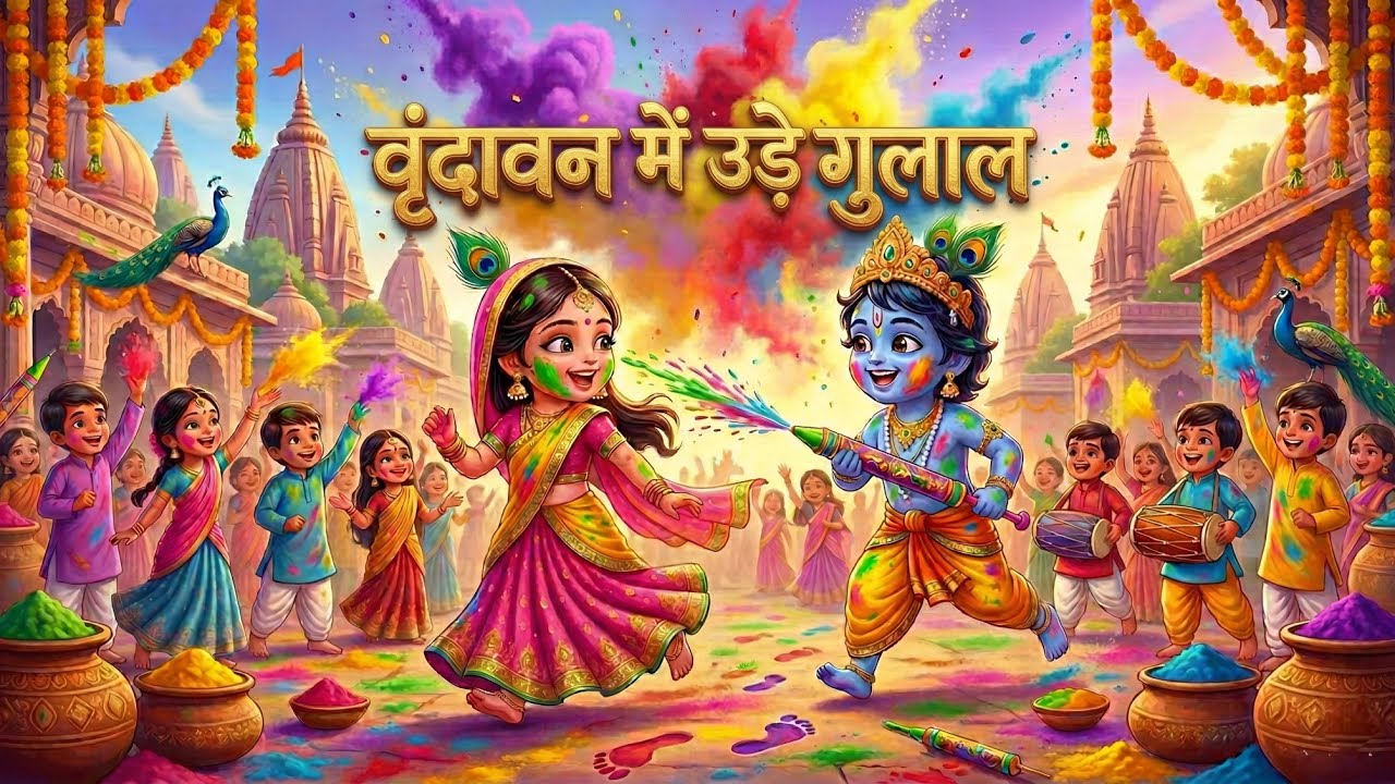 Vrindavan Mein Ude Re Gulal - वृन्दावन में उड़े रे गुलाल कह दो राधा रानी से | Holi Bhajan #holi