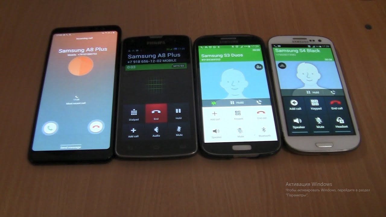 Over the Horizon Incoming &Outgoing call at the Same Time PHILIPS+Samsung A 8 Plus+ S3 Duos+S4 Black