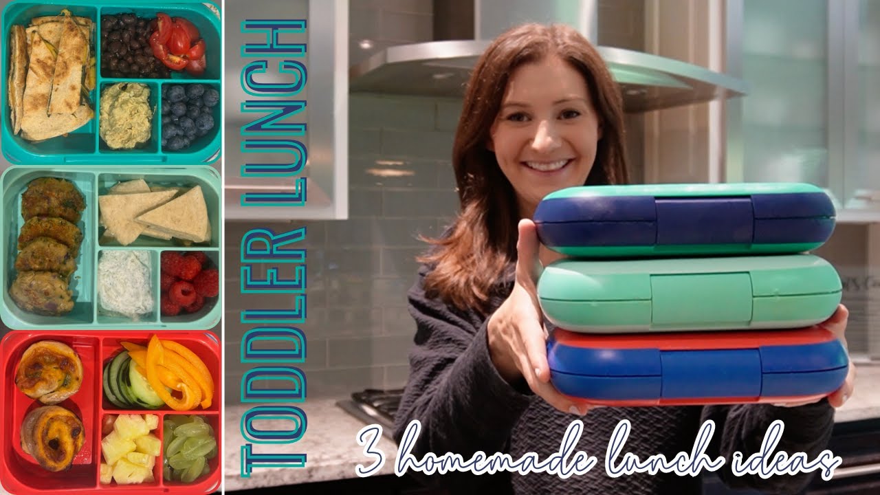 THREE TODDLER DAYCARE LUNCHBOX IDEAS // Toddler Meal Prep + Healthy Homemade Toddler Food Ideas