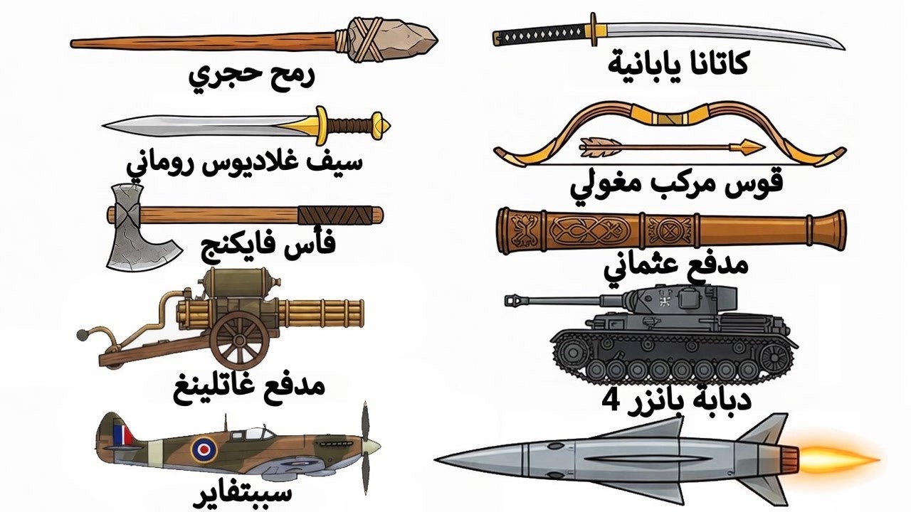 السلاح الأكثر قوة في كل قرن