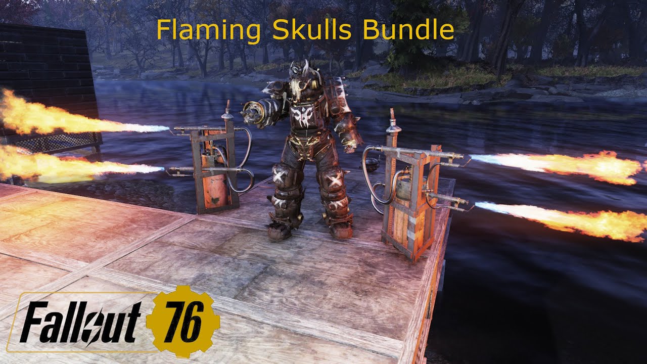 Fallout 76 - Flaming Skulls Bundle - Showcase