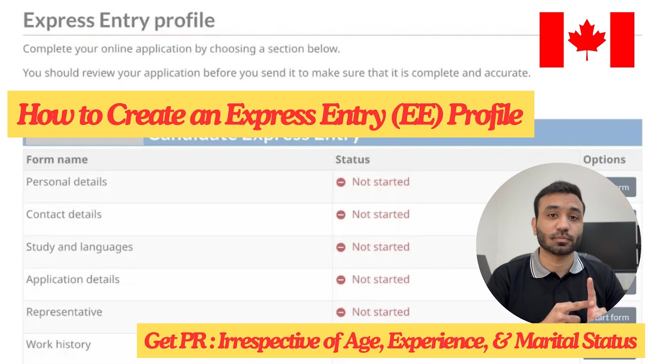 How to Create an Express Entry Profile | Step-by-Step Guide