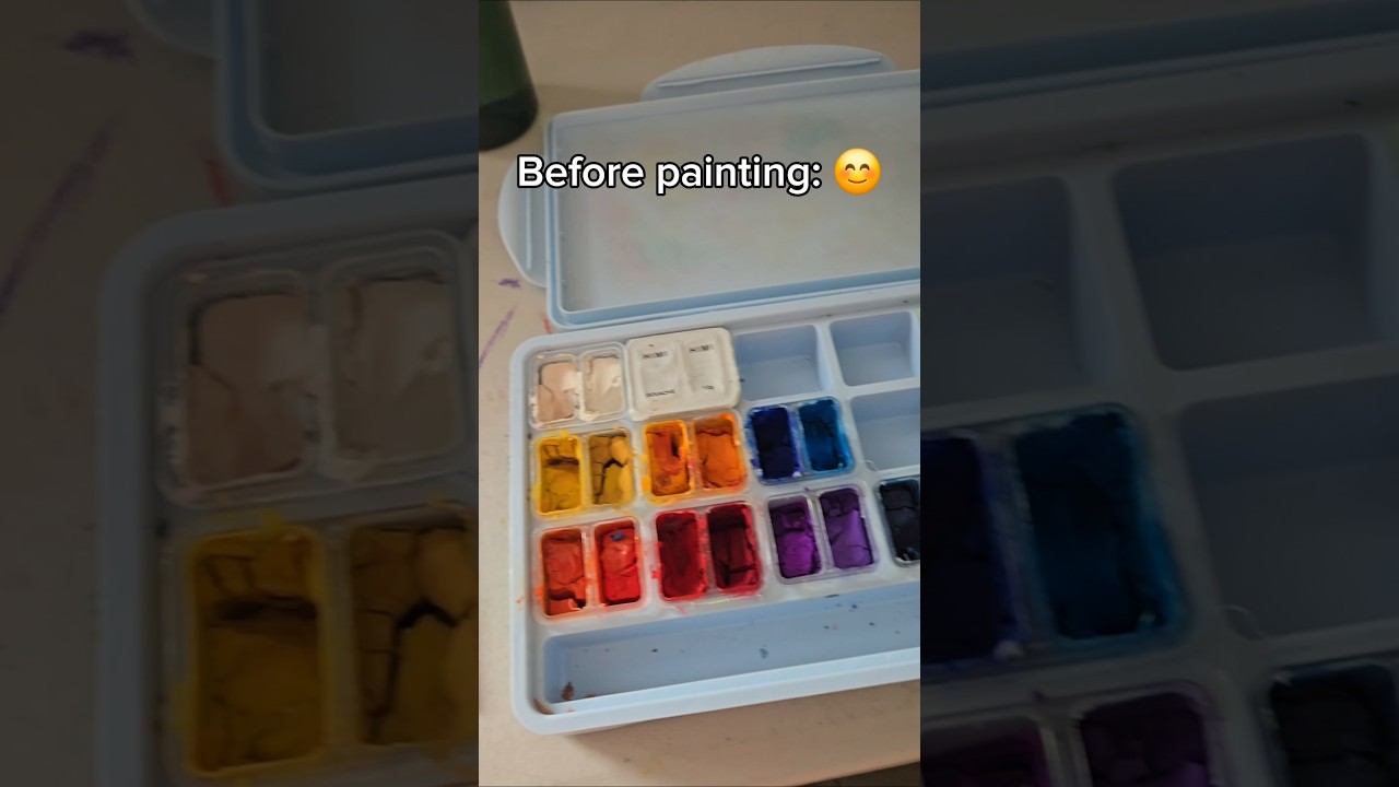 HOW DO YOU STOP THE MOLD 😭 #art #relatable #funny #gouache #trending #fyp #artist #painting #paint