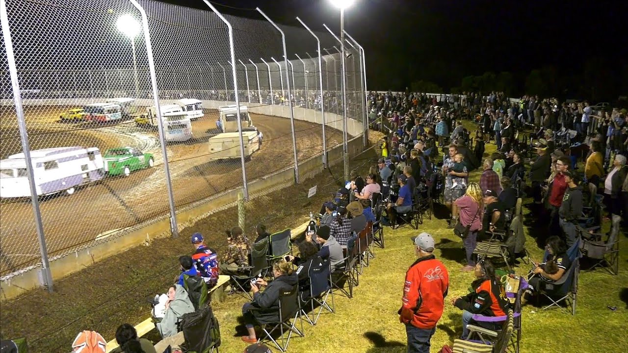 Anton Domburg Tribute Caravan Race Southern 500 Speedway Portland 1-1-2022