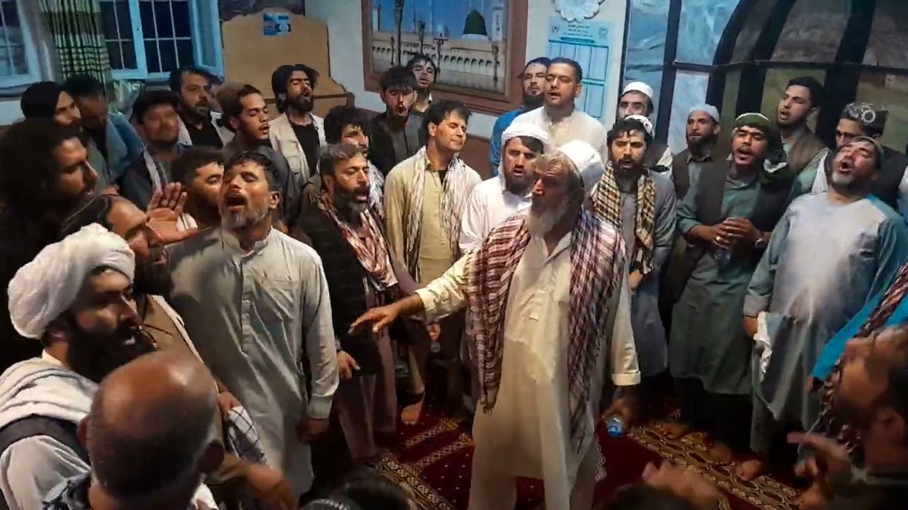 حاجی شاهین ا فضلی احمدشاه ا فضلی درزیارت تمیم صاحب درشب ۱۰هم محرم سال ۱۴۰۴شماه(۸۱)