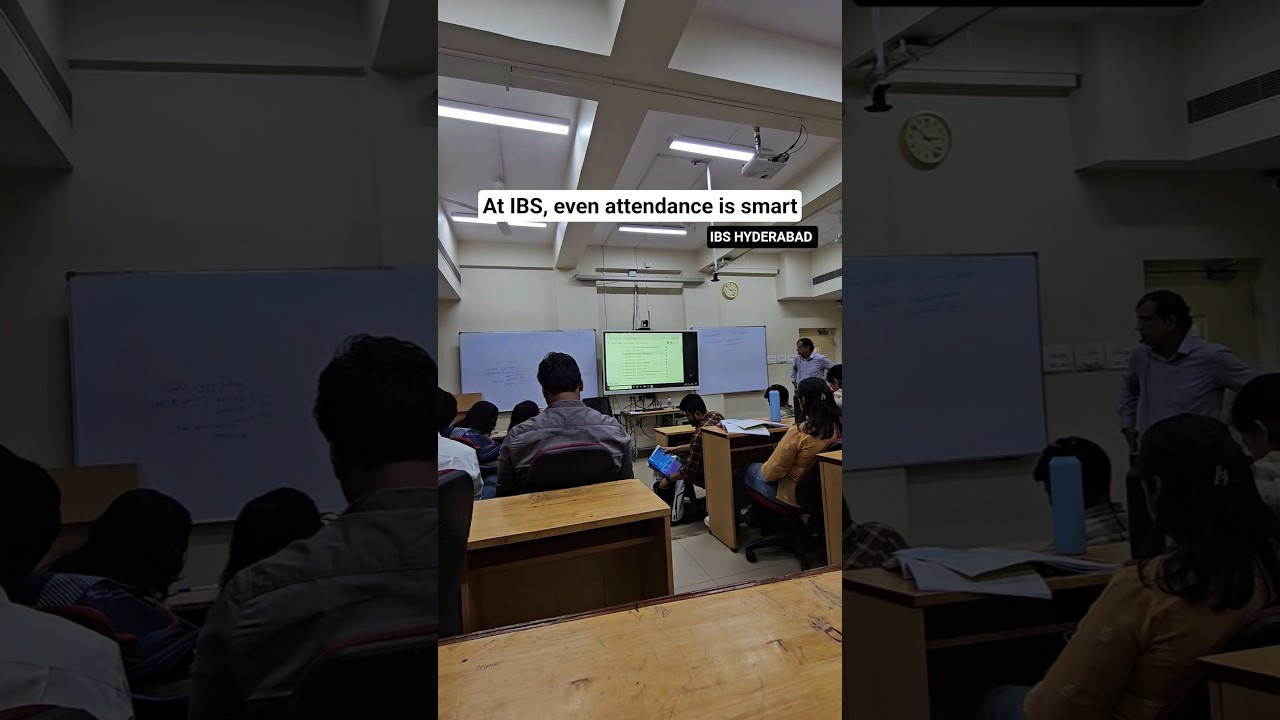 IBS Attendance Goes Digital #ibshyderabad #ibslife #ibsexperience #ibsgood #ibsplacement #ibscampus