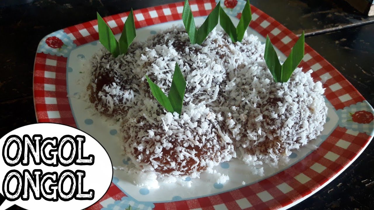 ONGOL ONGOL TEPUNG TAPIOKA |KUE  TRADISIONAL ONGOL ONGOL GULA MERAH