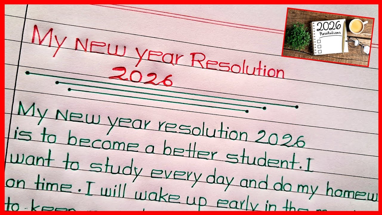 My New Year Resulation 2026🔥New Year Resolution 2026 For Students🔥New Year Resolution 2026