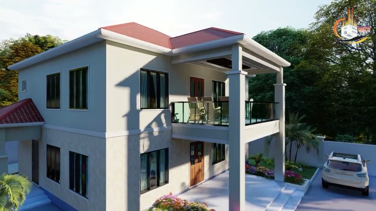 A Three Bedroom Duplex House Design..