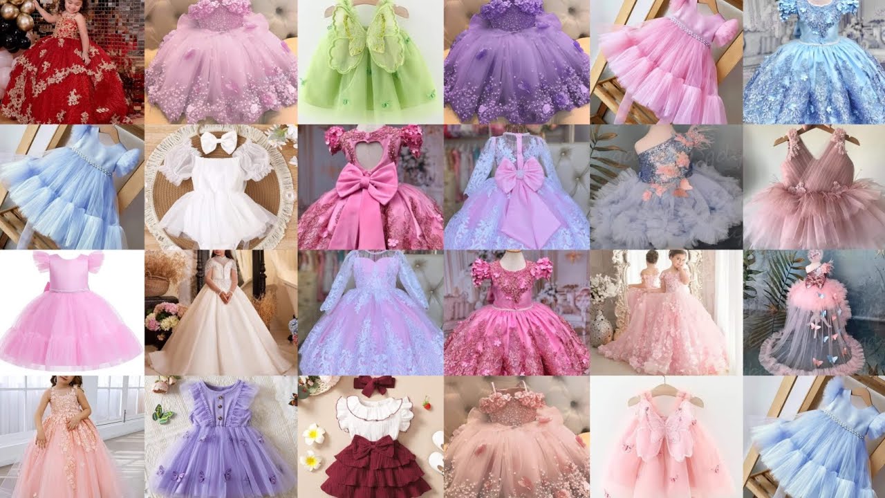 Baby Girl Frock Design FANCY / Net Frock Design / Birthday Frock for Baby / Stylish Baby Dresses