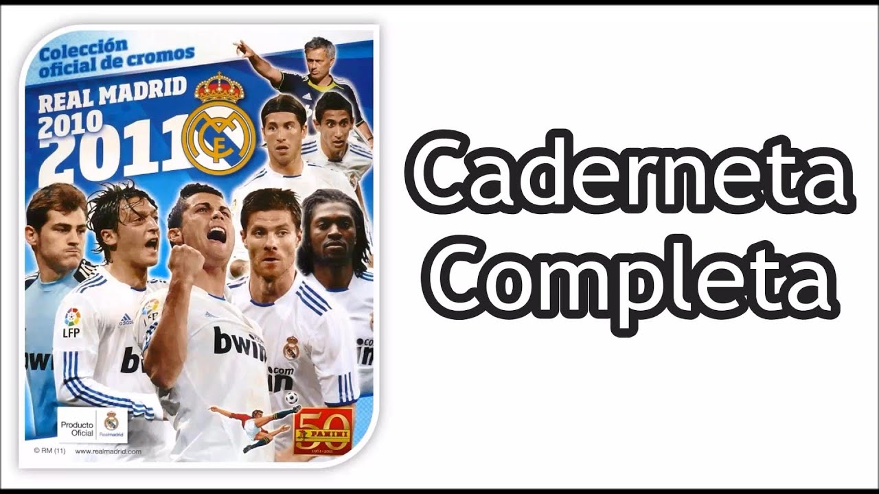Caderneta Completa Real Madrid 2010/11
