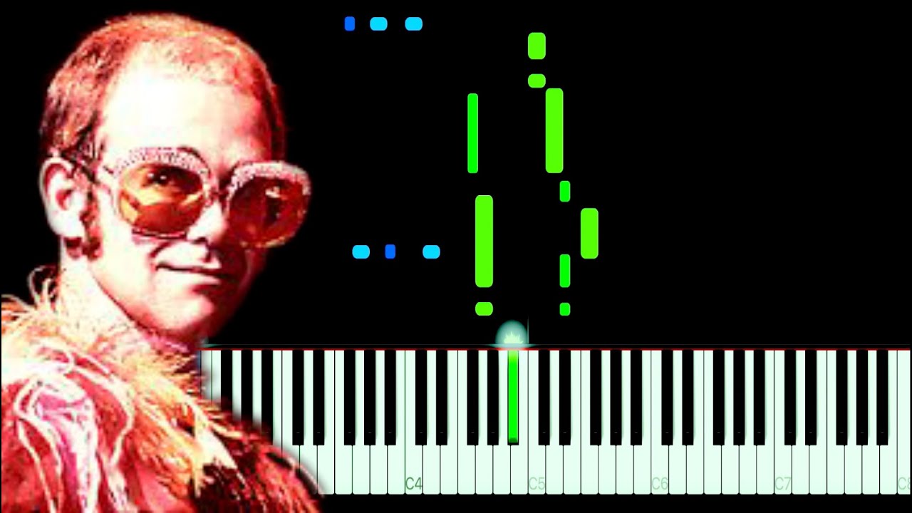 Elton John - Sorry Seems To Be The Hardest Word Piano Tutorial