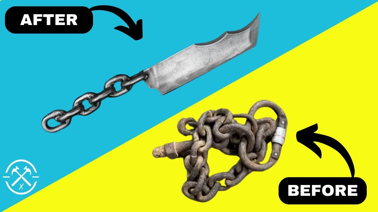 How To Make A Brutal With A knife | Sharp knife | Forging | The Craft Man