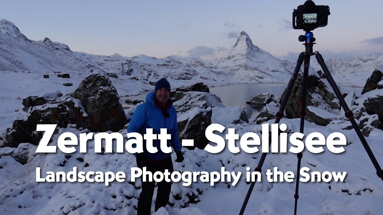 Stellisee, Zermatt. Landscape photography after the first snow of winter.