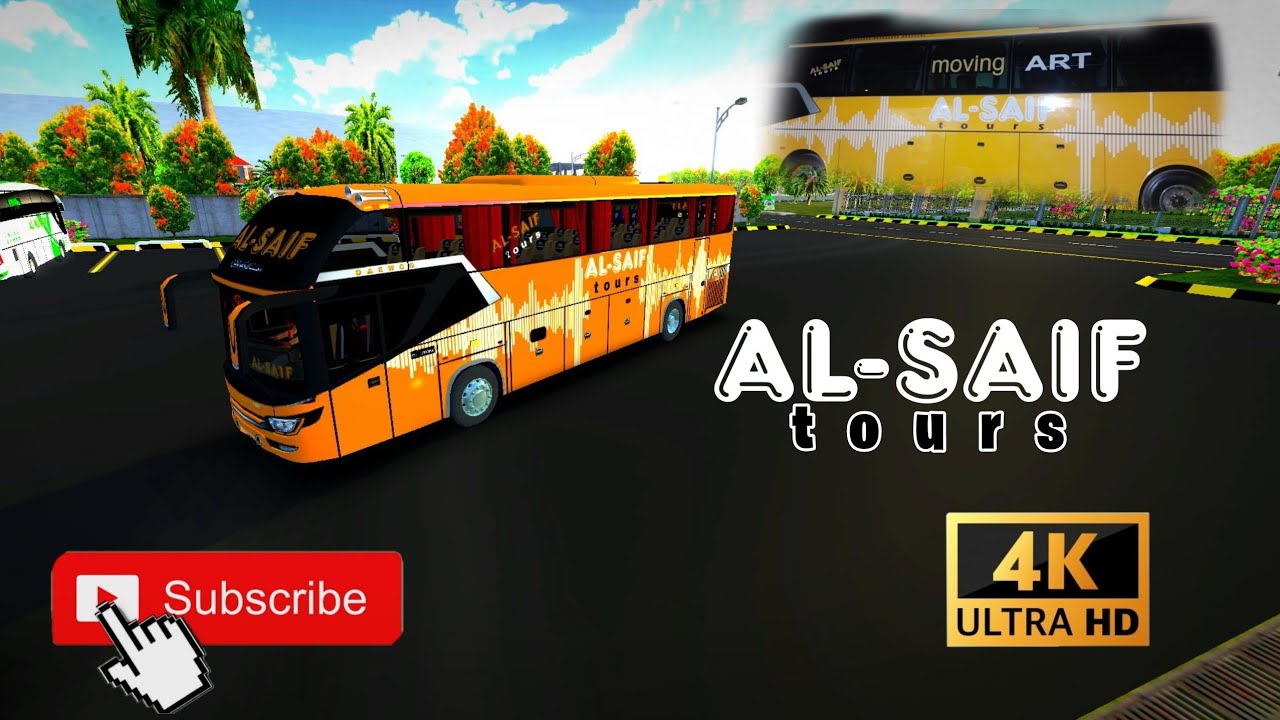 AL-SAIF FALCON LIVERY ||BASIT EDITZ || DON'TMISSPASSWORDS ||#bussimulatorindonesia #gamingvideos