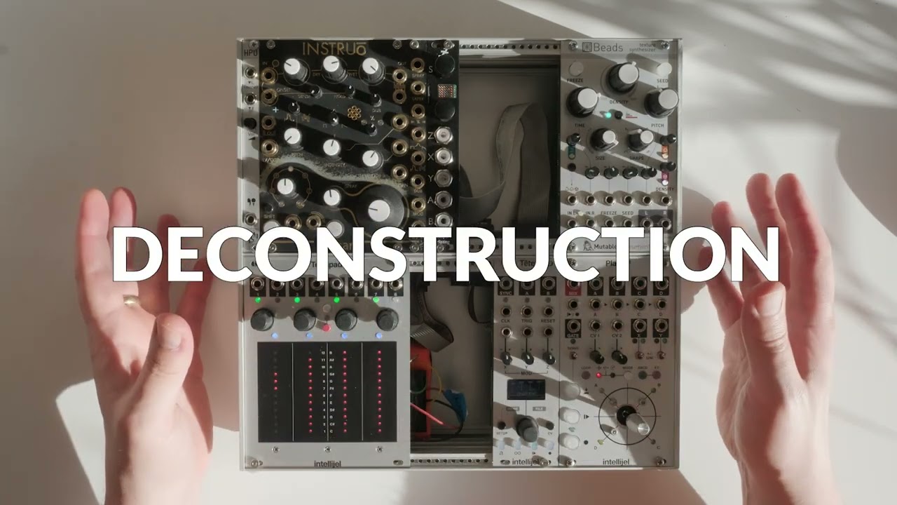 Tiny Eurorack Case Walkthrough // Battery Powered - Instruo Arbhar MI Beads Tetrapad Tete & Planar2