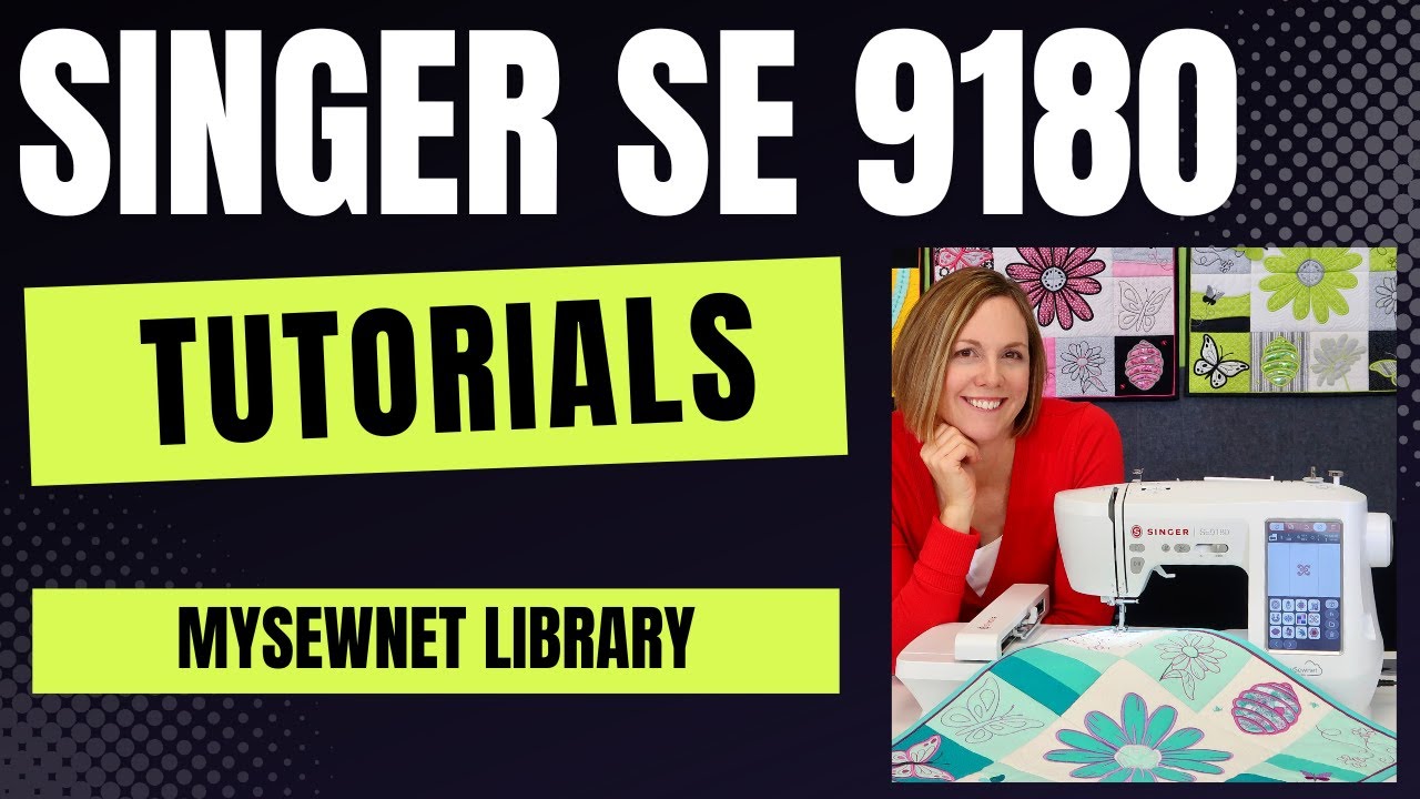 Singer SE9180 What is the MySewNet Library