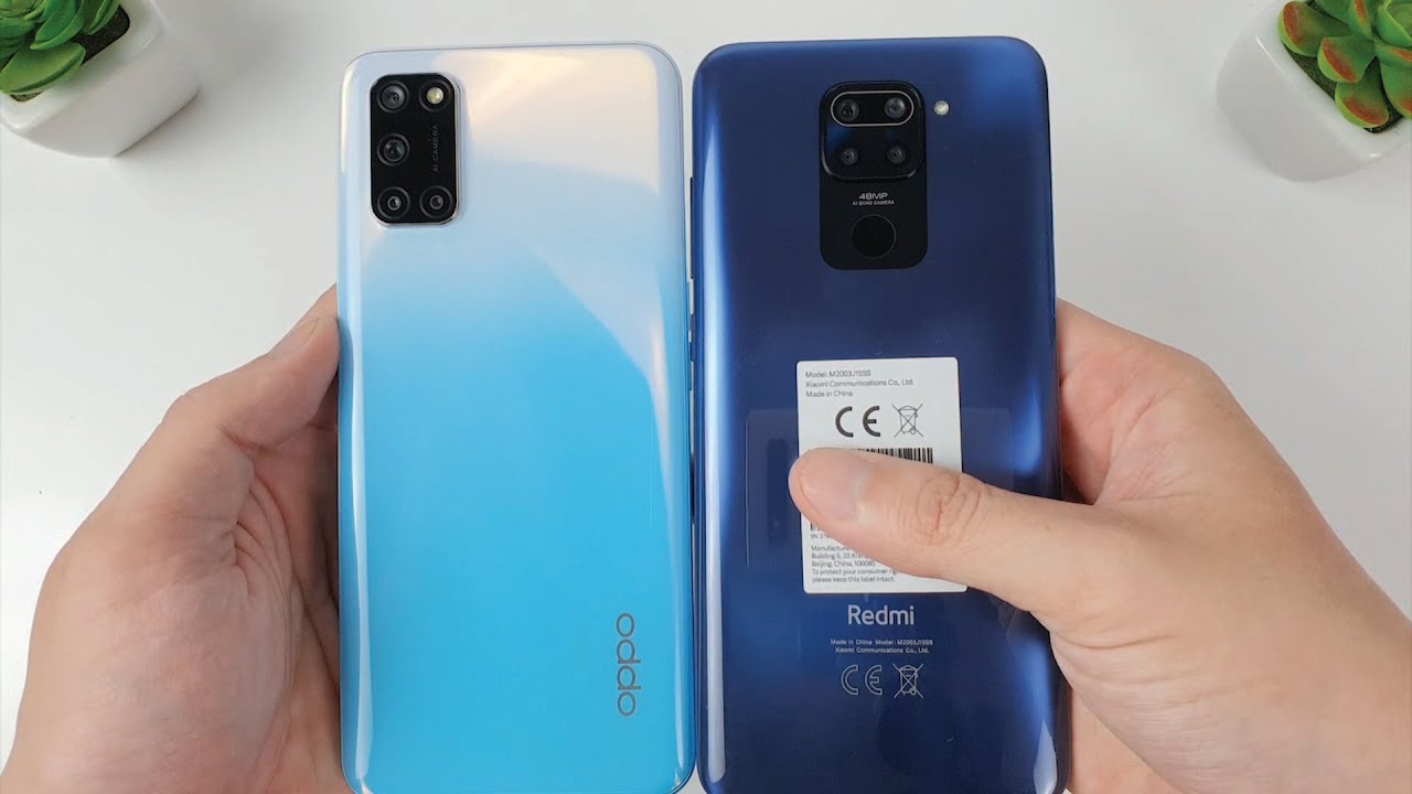 Redmi Note 9 vs Oppo A92 | Fingersprint, Speedtest, Camera Comparison