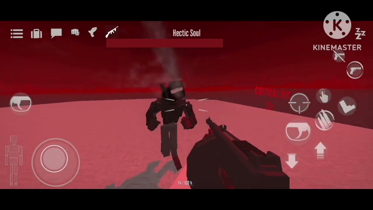 Hectic Soul Boss Fight With A Health bar.