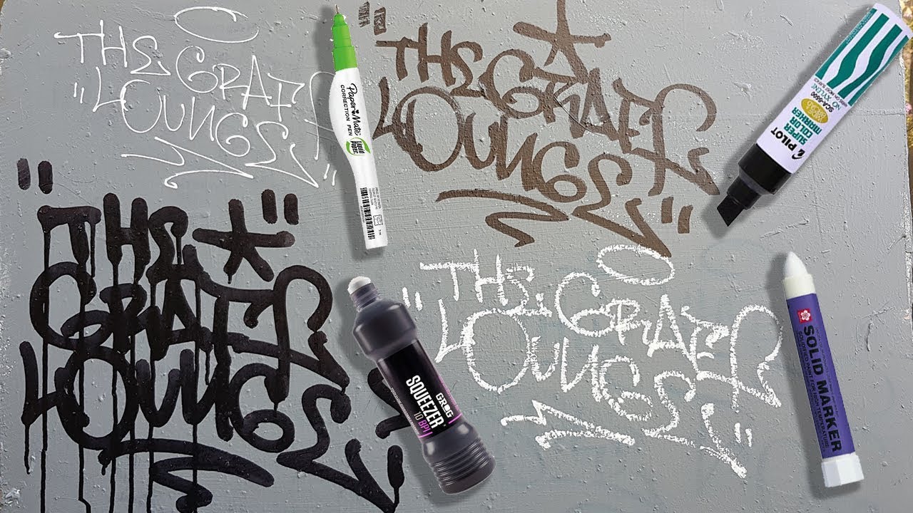 Types of Graffiti Markers PART 2 // In-depth Explanation