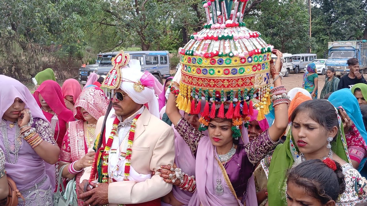बारात भैलकी विडिओ गाँव डुंगरगाव जिला अलीराजपुर ट्राइबल कल्चर शादी-ब्याह 2025
