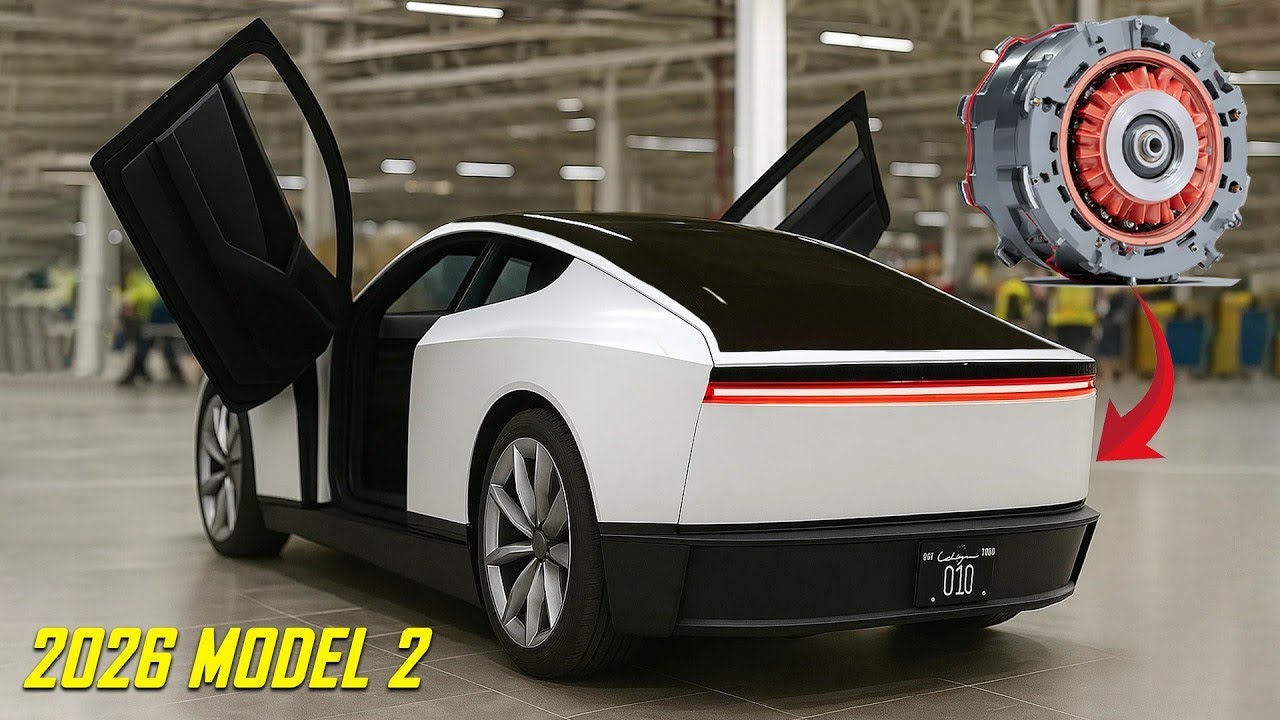 Tesla Model 2: $9,875 EV with Game-Changing Axial Flux Motor!