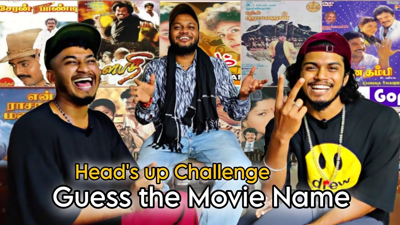 Indha Challenge nalla eruku 😆| Head's up Challenge | Guess the movie name 😉 #December012023