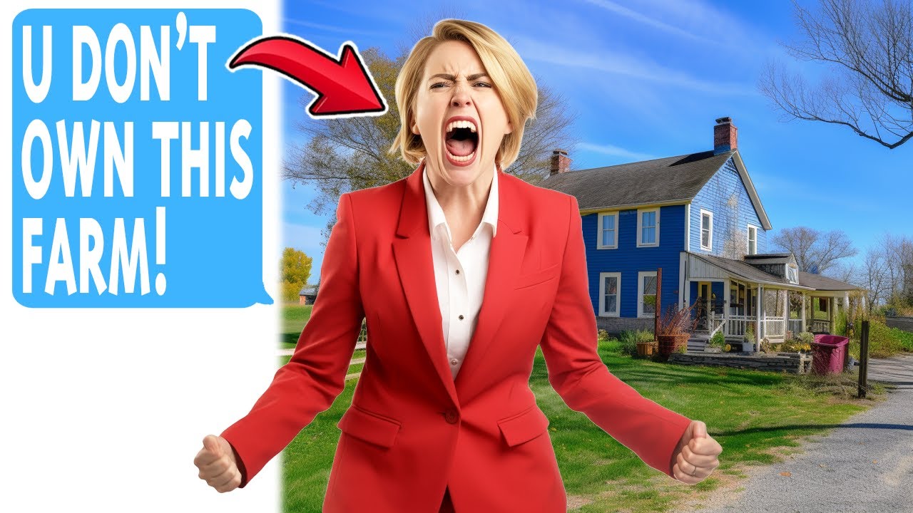 ENTITLED OFFICER THINKS HE GETS TO DECIDE WHO OWNS THE OLD FARMHOUSE!