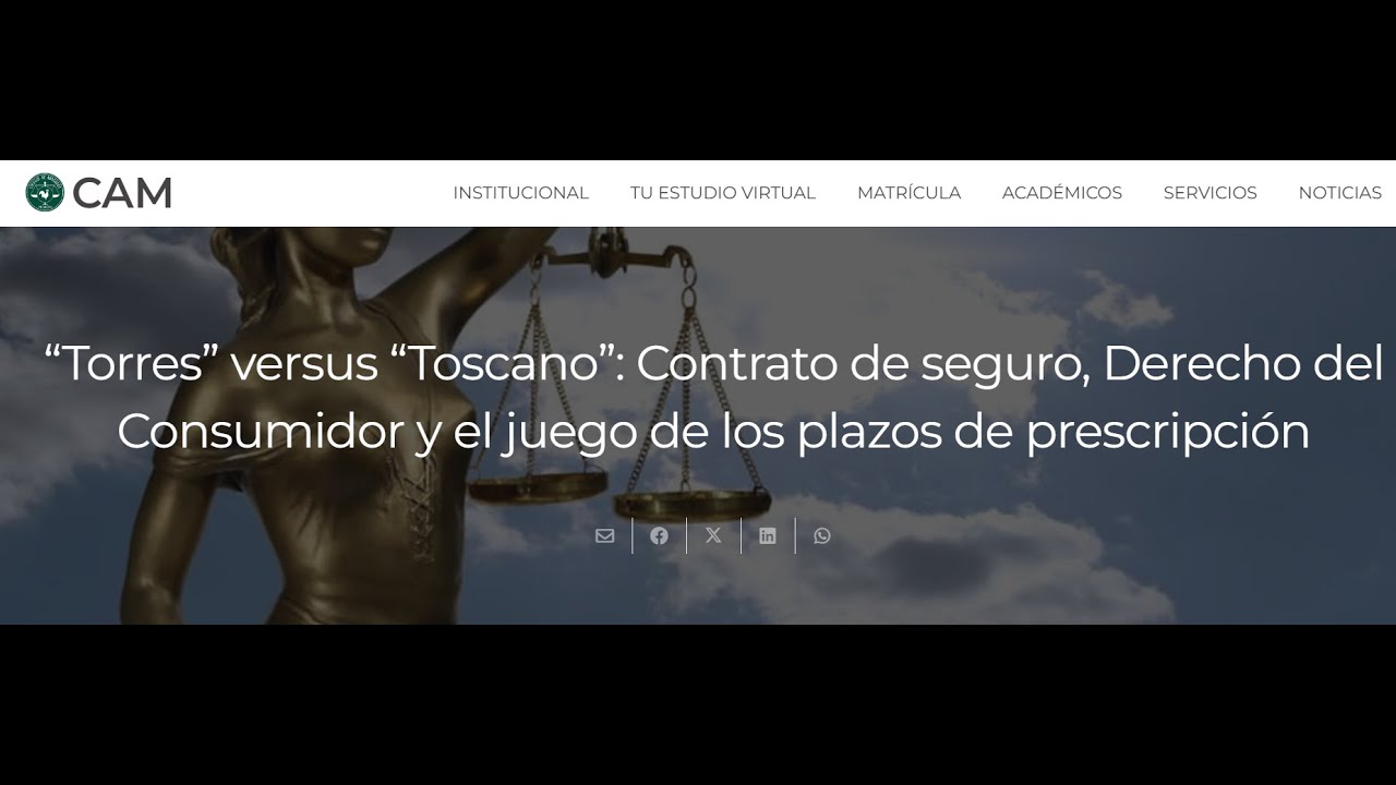 “Torres” versus “Toscano”: El juego de los plazos de prescripción