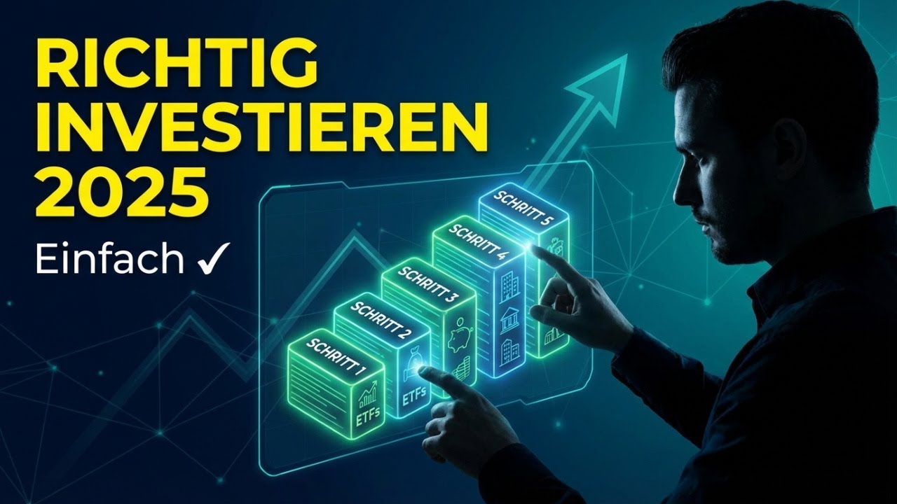 Richtig investieren 2025  Mein 5 Schritte System mit ETF&acute;s, R&uuml;cklage und Immobilien