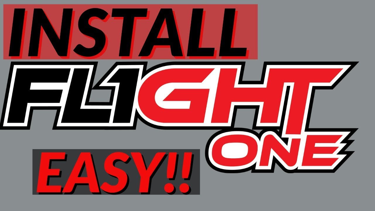 How To Install FlightOne / Raceflight.... The Easy Way
