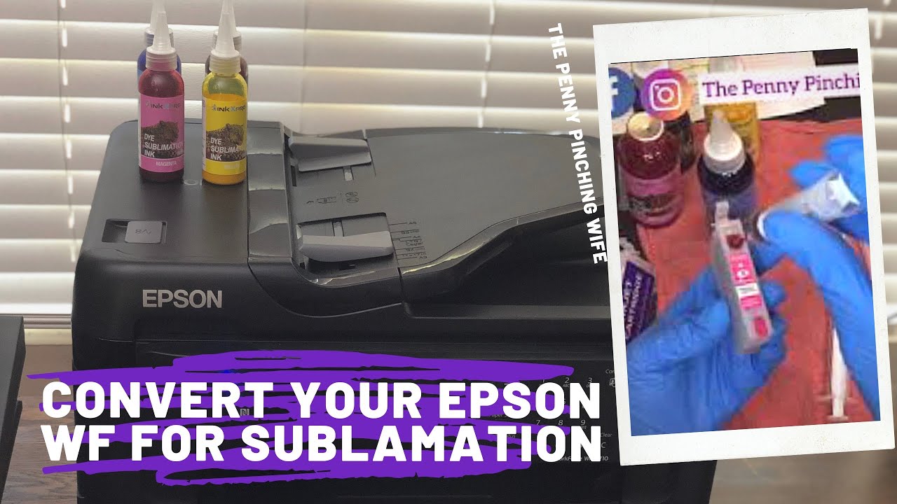 DIY/How to Convert an Epson Wf 7710 into a Sublimation Printer.