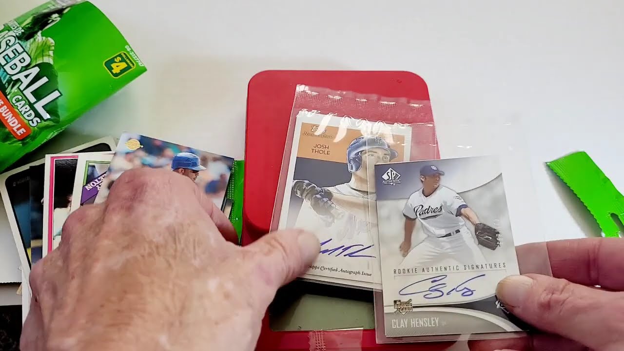 Two More Presstine Baseball Surprise Bags and Two More Autos-Batting 1000
