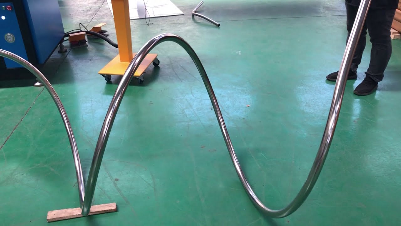roll bending machine-G Clef B15T-2U Spiral Coiled Stainless tube condenser pipe