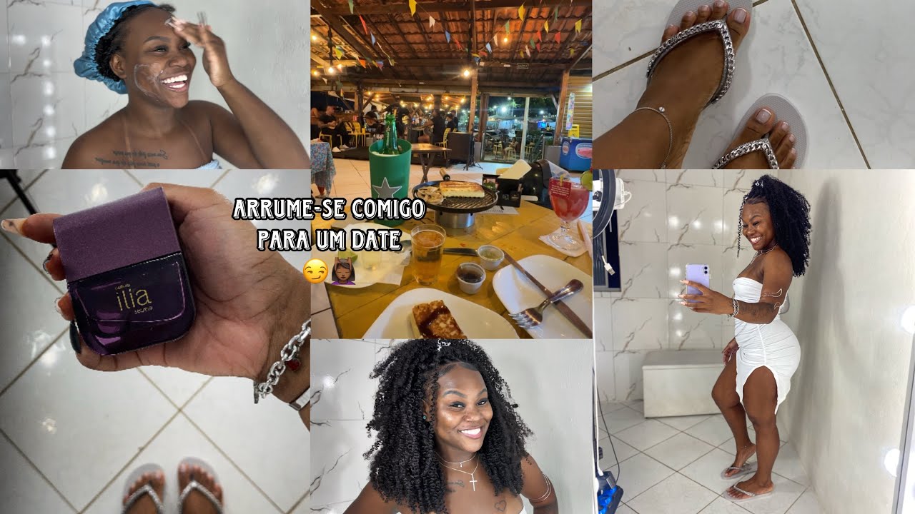 Arrume-se comigo para um date 😏💆🏾‍♀️ #minnynovamente
