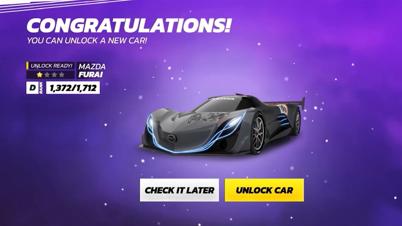 UNLOCKING THE MAZDA FURAI IN ASPHALT LEGENDS UNITE