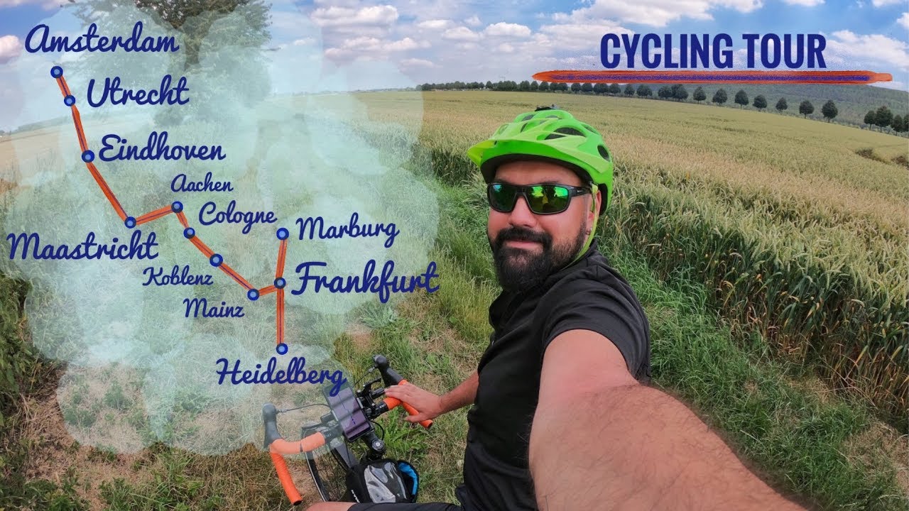 Cycling Tour from Amsterdam to Frankfurt || Hollanda & Almanya Bisiklet Turu